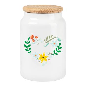 Beste Mutter aller Zeiten - Keksdose mit Holzdeckel - Weiß - Vorne