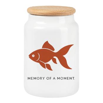 MEMOIRE D'UN INSTANT - Boîte à biscuits avec couvercle en bois - blanc - Devant