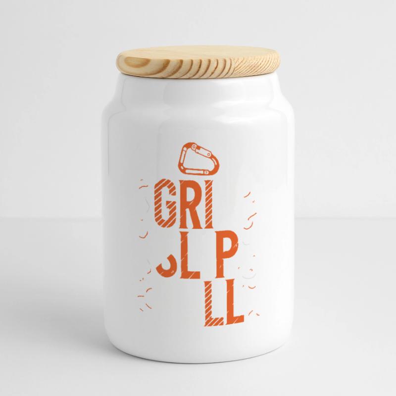 Grip Slip Pullover Klettern Keksdose mit Holzdeckel