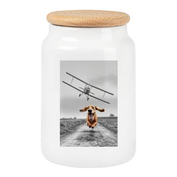 North By Northwest - Keksdose mit Holzdeckel - Weiß - Vorne