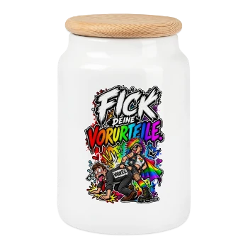 Keksdose mit Holzdeckel