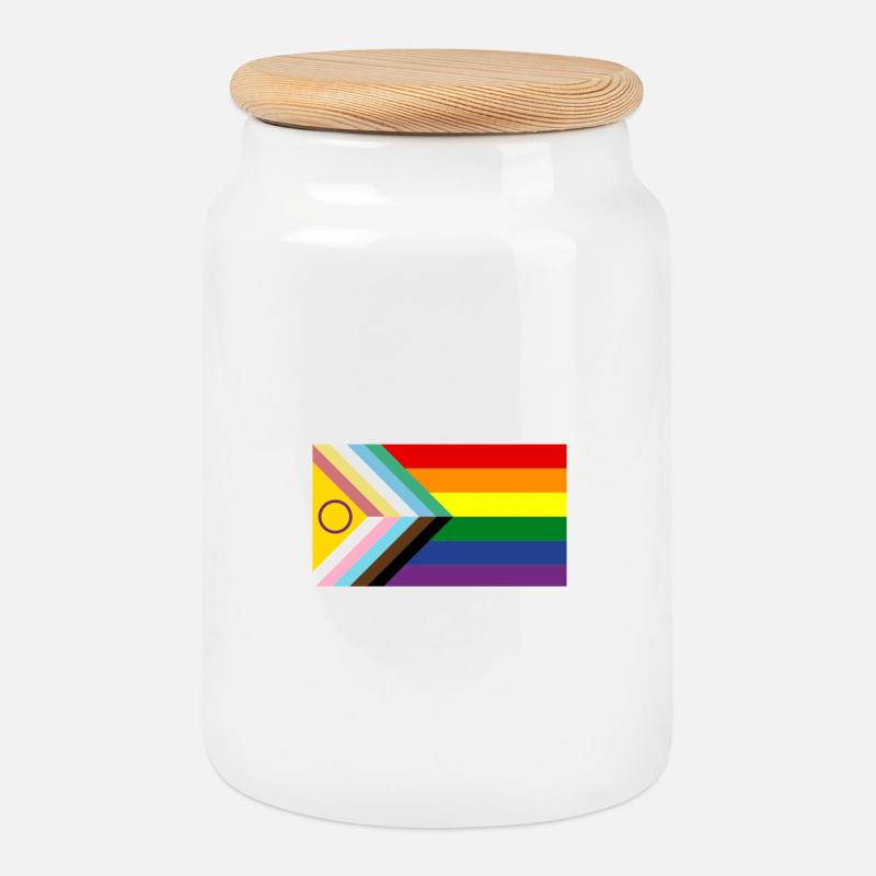 Disability Pride - Keksdose mit Holzdeckel - Weiß