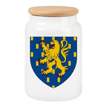 Wappen von Orxois - Keksdose mit Holzdeckel - Weiß - Vorne
