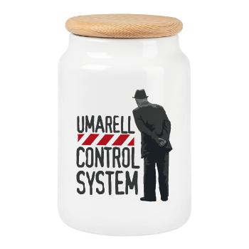 Umarell - Keksdose mit Holzdeckel - Weiß - Vorne