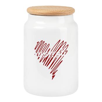 J’aime l’Australie, la fierté australienne - Boîte à biscuits avec couvercle en bois - blanc - Devant