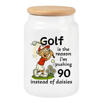 Golf - Pushing 90 - Woman - Kagedåse med trælåg - hvid - Foran