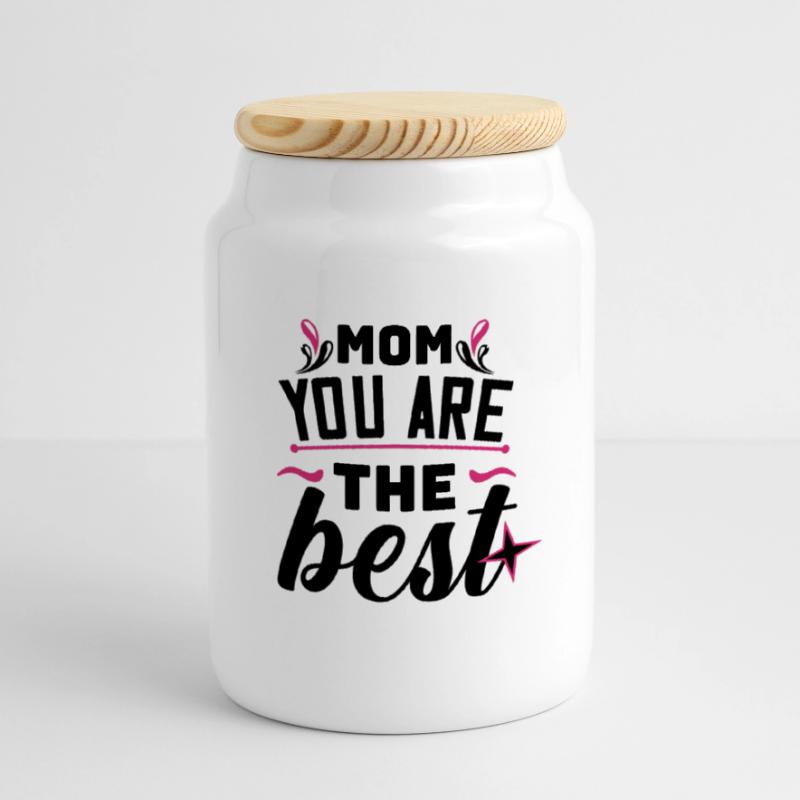 Muttertag, Muttertag, Muttertag, Muttertag, Muttertag Keksdose mit Holzdeckel