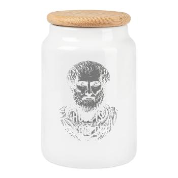 Aristoteles: Hope Wach-Traum - Keksdose mit Holzdeckel - Weiß - Vorne