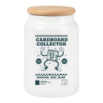 Cardboard Collector Booster Box Bliss Unpack Joy - Cookie Jar with Wooden Lid - white - Front