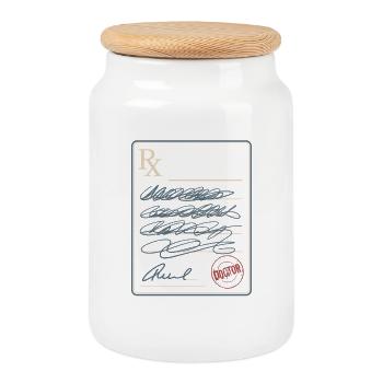 Un médecin intelligent Étudiant en médecine Médecin en pratique Médecin - Boîte à biscuits avec couvercle en bois - blanc - Devant