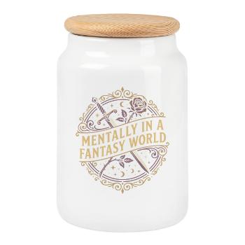 Romantasy Fantasy Romance Booktok Spicy Reader - Keksdose mit Holzdeckel - Weiß - Vorne