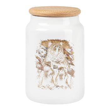 Jour des anciens combattants pour les démocrates - Boîte à biscuits avec couvercle en bois - blanc - Devant