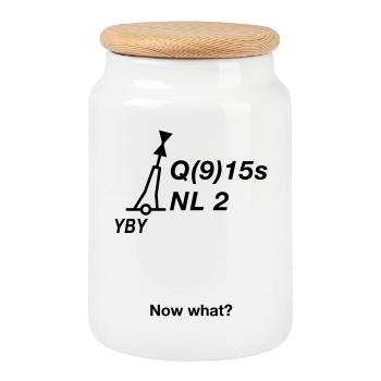 Tonne - Boje Nordsee Segeln Ostsee Maritim - Keksdose mit Holzdeckel - Weiß - Vorne