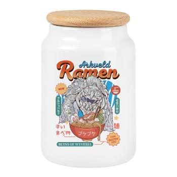 Monster Ramen - Cookie Jar with Wooden Lid - white - Front