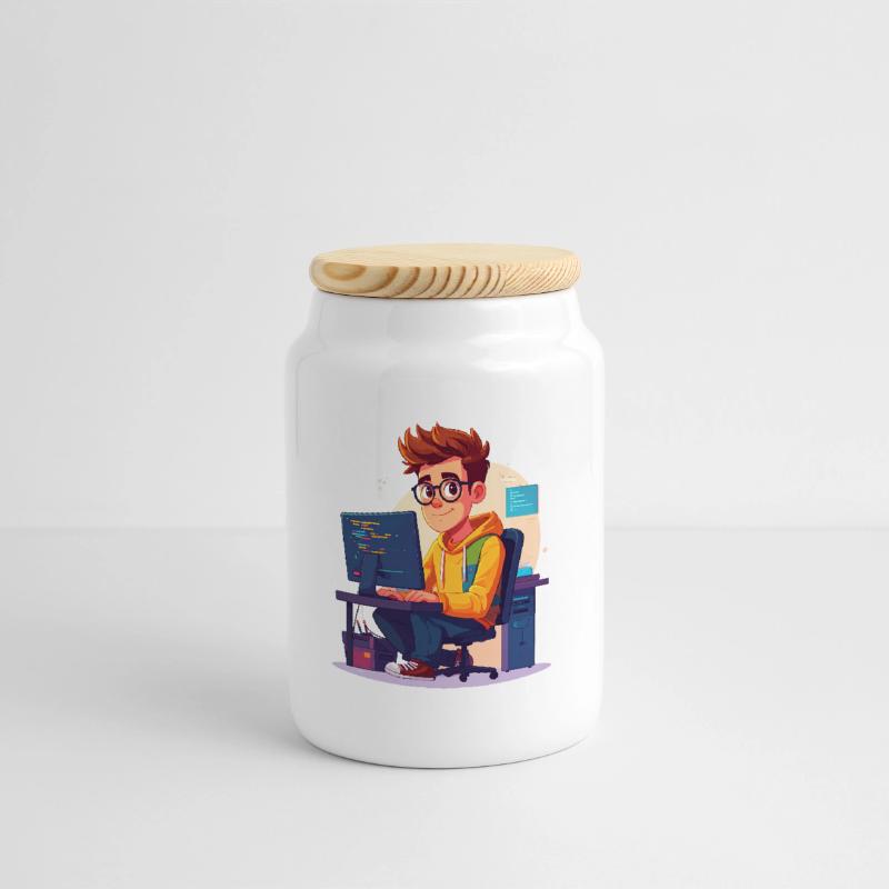 Keksdose mit Holzdeckel