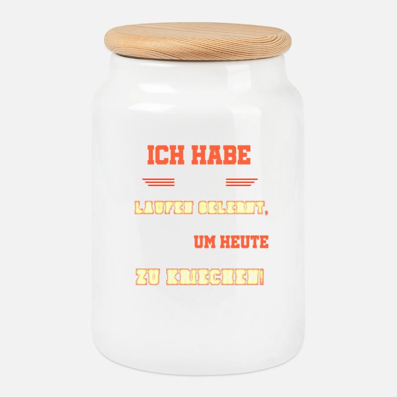 Coole Sprüche, patrioten Sprüche cooler spruch - Keksdose mit Holzdeckel - Weiß