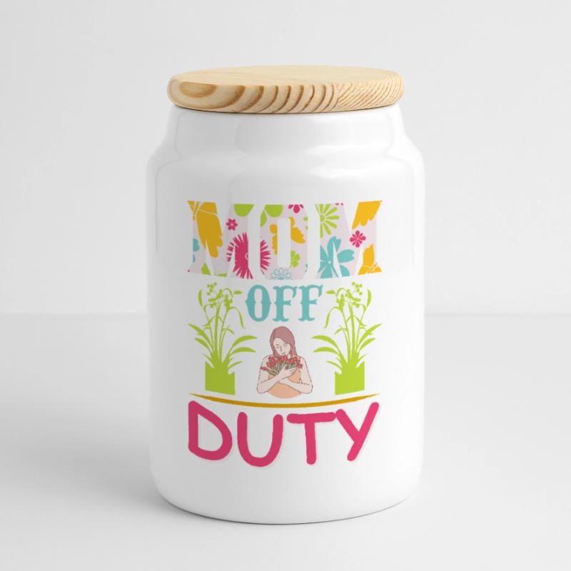 Muttertags-T-Shirt der Muttertags-Muttertags-Mutter der Mutter Muttertags-Muttertags-Muttertags-Muttertags Keksdose mit Holzdeckel