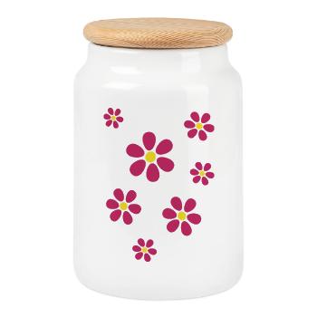 Muttertags Geschenk Mutter Muttertag Geschenkidee  - Keksdose mit Holzdeckel - Weiß - Vorne