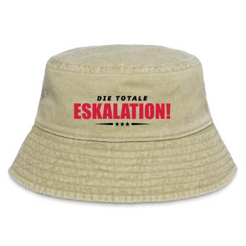 eskalation totale design - Vintage Bucket Hat - Vintage Beige - Vorne