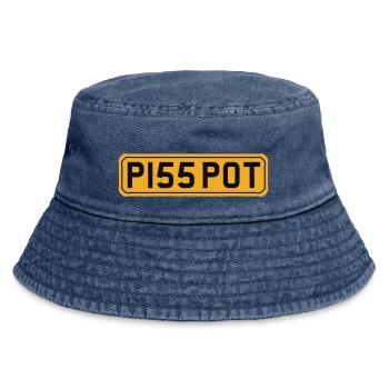 Piss Pot - Vintage Bucket Hat - Vintage Denim - Vorne