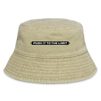 Push It To The Limit - Vintage Bucket Hat - Vintage Beige - Vorne