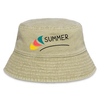 FEIERTAG. FROHE FEIERTAGE. GELIEBTE. MEISTER. LEHRER - Vintage Bucket Hat - Vintage Beige - Vorne