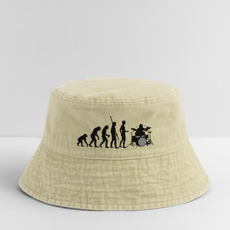 evolution_drummer_b_2c Vintage Bucket Hat