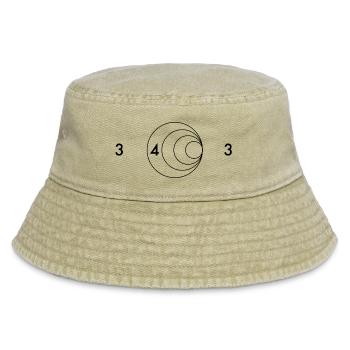 Speed of Sound Science T shirt - Vintage Bucket Hat - vintage beige - Front