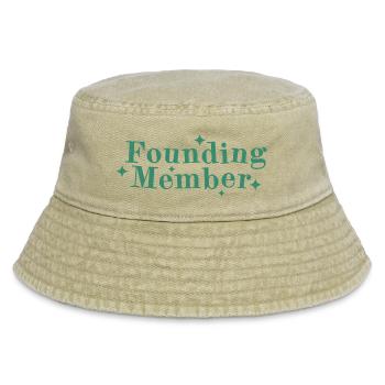 Membre fondateur Logo de la police Stars - Bob vintage - beige vintage - Devant