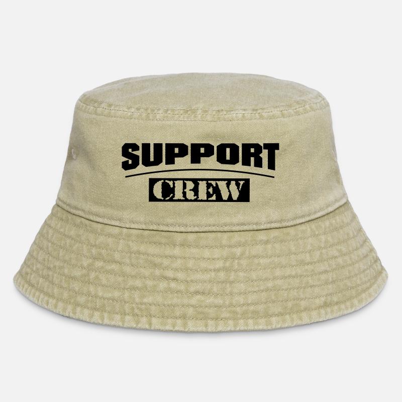 Support Crew Elite - Vintage Bucket Hat - Vintage Beige
