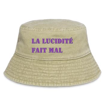 LA LUCIDITÉ FAIT MAL - Bob vintage - beige vintage - Devant