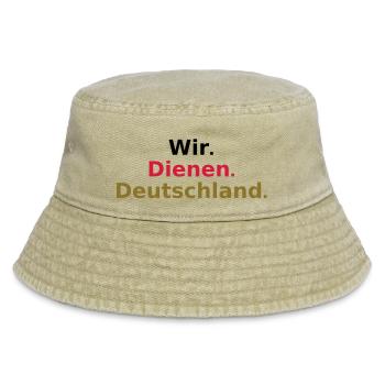 Wir Dienen Deutschland - Vintage Bucket Hat - vintage beige - Front