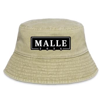 Malle 2026 Mallorca Holidays - Vintage Bucket Hat - vintage beige - Front