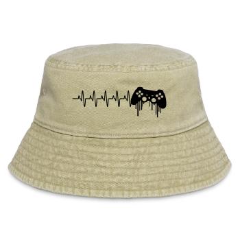 Herzschlag gaming kontroller - Vintage Bucket Hat - Vintage Beige - Vorne