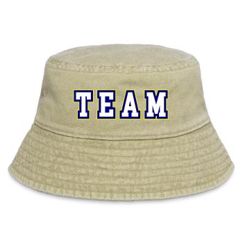 Team Schriftzug - Vintage Bucket Hat - Vintage Beige - Vorne