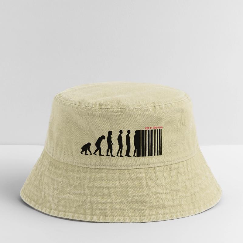 DARWIN - EVOLUTION SOCIETE - CODE BARRE Bob vintage