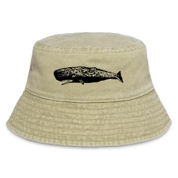 Sperm whale - Vintage Bucket Hat - vintage beige - Front