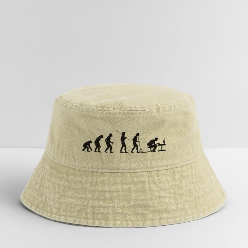 Programmer Evolution Computer Scientist Developer Vintage Bucket Hat