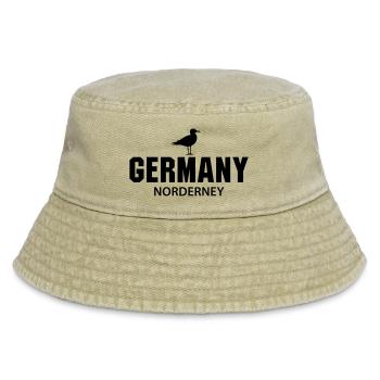 Norderney GERMANY - Vintage Bucket Hat - vintage beige - Front