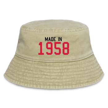 1958 - Vintage Bucket Hat - vintage beige - Front