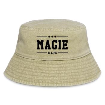Magie is life - Bob vintage - beige vintage - Devant
