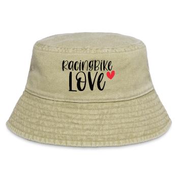 Racingbike Love! Cadeau cycliste sportif - Bob vintage - beige vintage - Devant