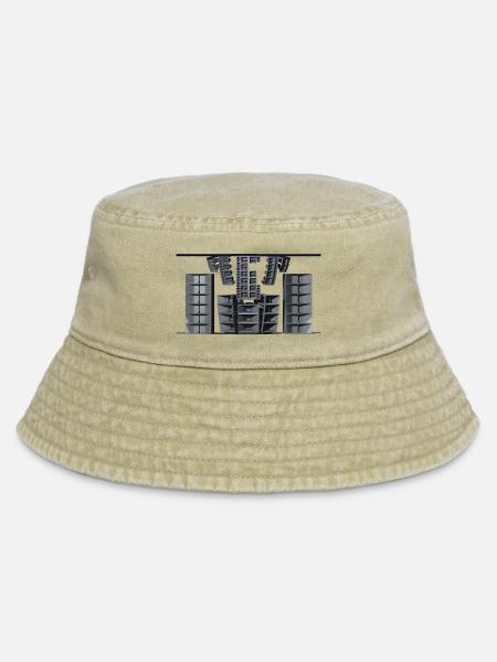 sound system - Vintage Bucket Hat - Vintage Beige