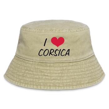 Corsica ! - Vintage Bucket Hat - Vintage Beige - Vorne