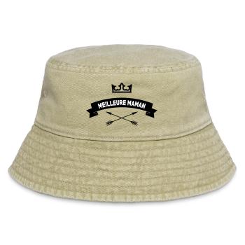 Meilleure Maman - Fête des Mères - Bob vintage - beige vintage - Devant