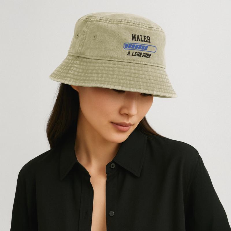 Painter training 3rd year Painter training Apprenticeship Vintage Bucket Hat