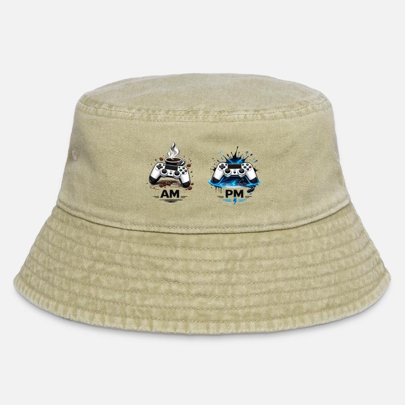 AM Coffee PM Gaming - Bob vintage - beige vintage
