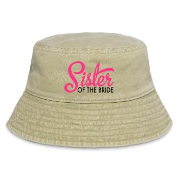 bride - Vintage Bucket Hat - Vintage Beige - Vorne
