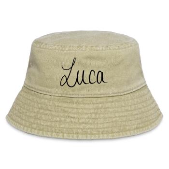Luca - Vintage Bucket Hat - Vintage Beige - Vorne