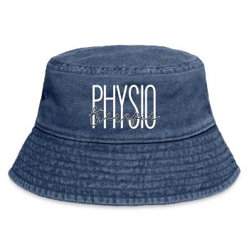 Stilvolles Design für Physiotherapie Abteilung - Vintage Bucket Hat - Vintage Denim - Vorne